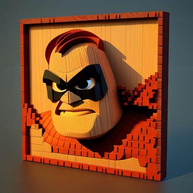 3D model LEGO The Incredibles game (STL)